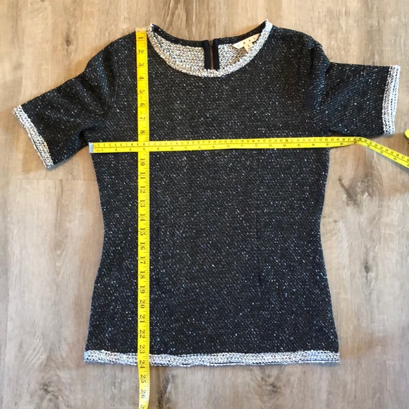 NWOT Cabi Top #542 Coco Shell Tweed Knit - Picture 6 of 9